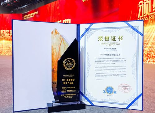 Soomee觅术技术荣膺第九届创新创业领袖峰会“2021年度数字新势力品牌” 技术转让引领新浪潮